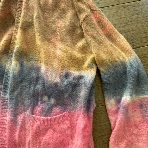 LOVE TANJANE CASHMERE DIP DYED CARDIGAN - Picture 3 of 6